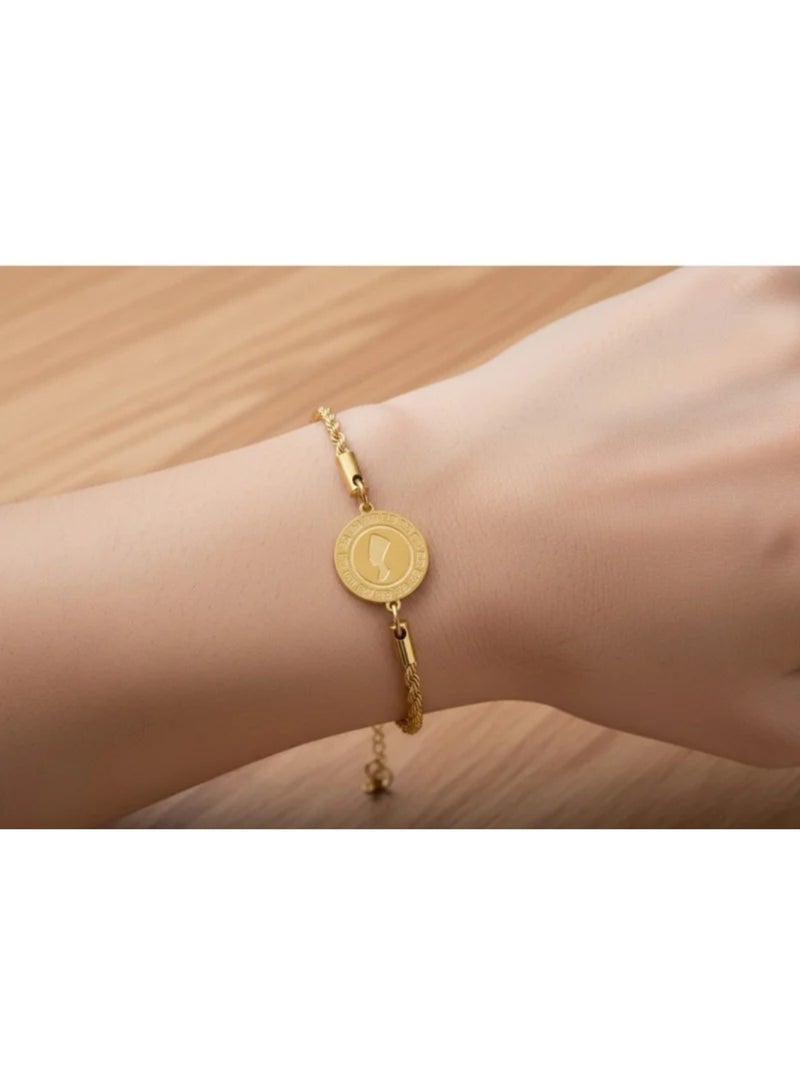 Luxuria Gold-tone stainless steel bracelet, women's jewelry bracelet - Image 4